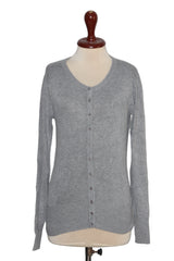 Gossip Knitwear Grey Viscose Sweater