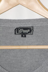 Gossip Knitwear Grey Viscose Sweater