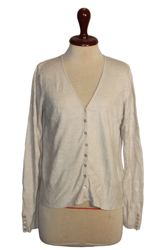 BHS Off White Acrylic Sweater - Medium