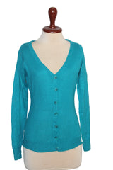 Miss Fiori Turquoise Acrylic Sweater