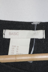 H&M Dark Gray Cotton Sweater - Small
