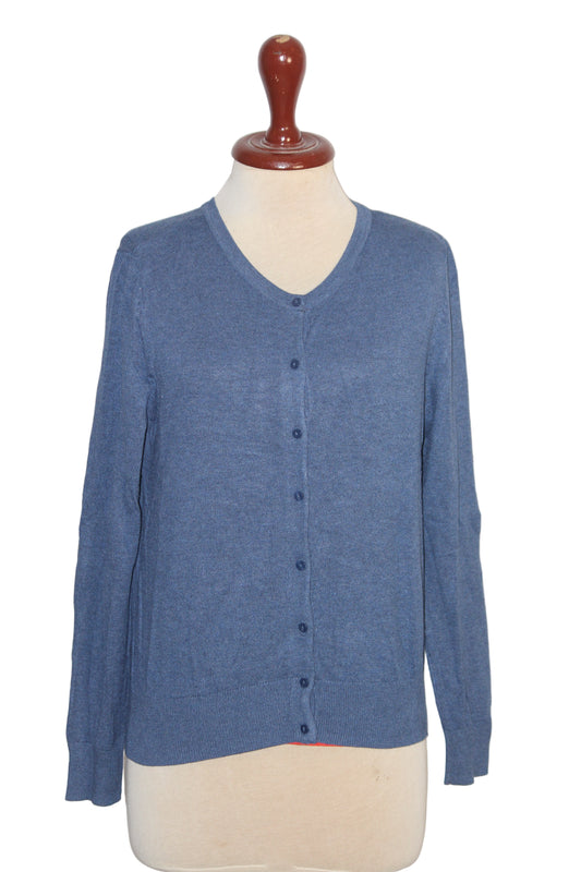 H&M Women's Blueish Grey Viscose Sweater
