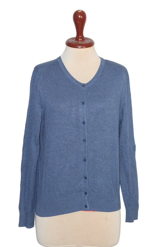 H&M Women's Blueish Grey Viscose Sweater
