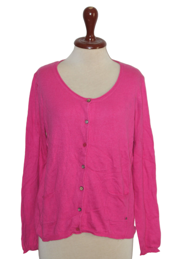 White Stuff Pink Viscose Sweater – Medium Size