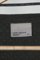 Vero Moda Grey Cotton Sweater - Medium