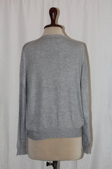 M&S Light Grey Viscose Sweater