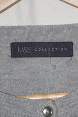 M&S Light Grey Viscose Sweater