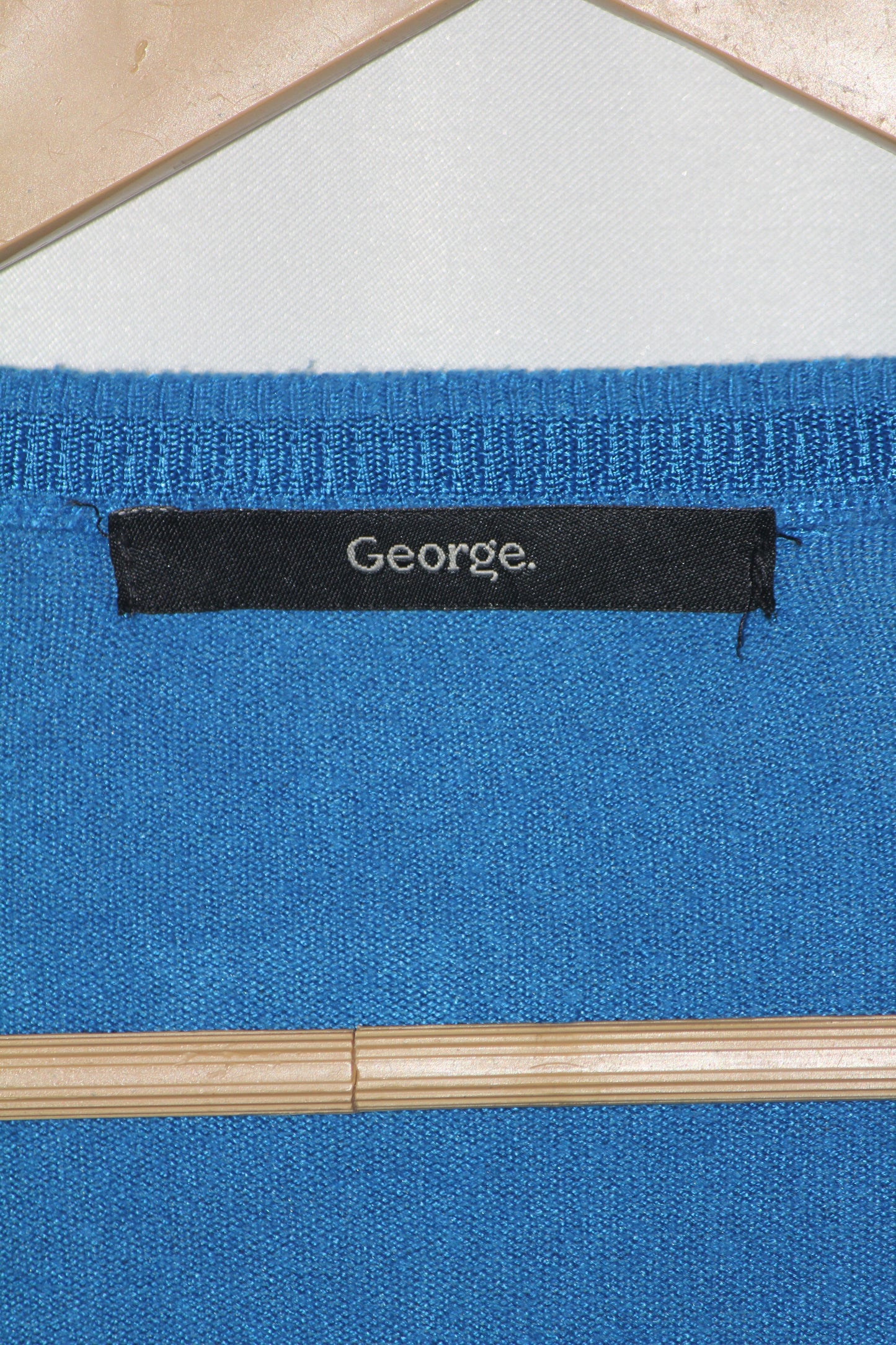 George Navy Blue Viscose Sweater - Small