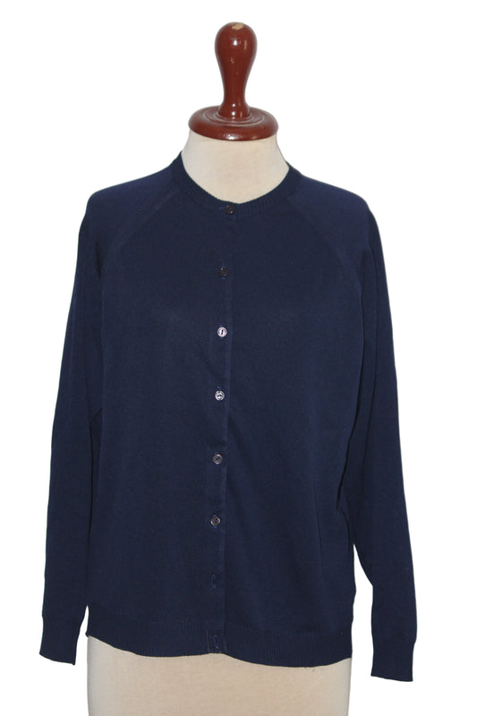 Thriftyfy Blue Viscose Sweater – Small Size