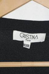 Cristina Black and White Viscose Sweater