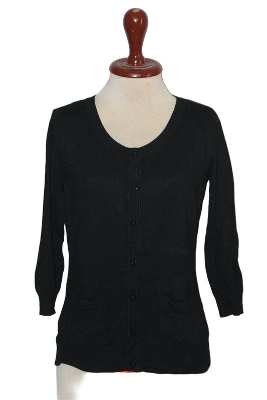 George Black Viscose Sweater – Small Size