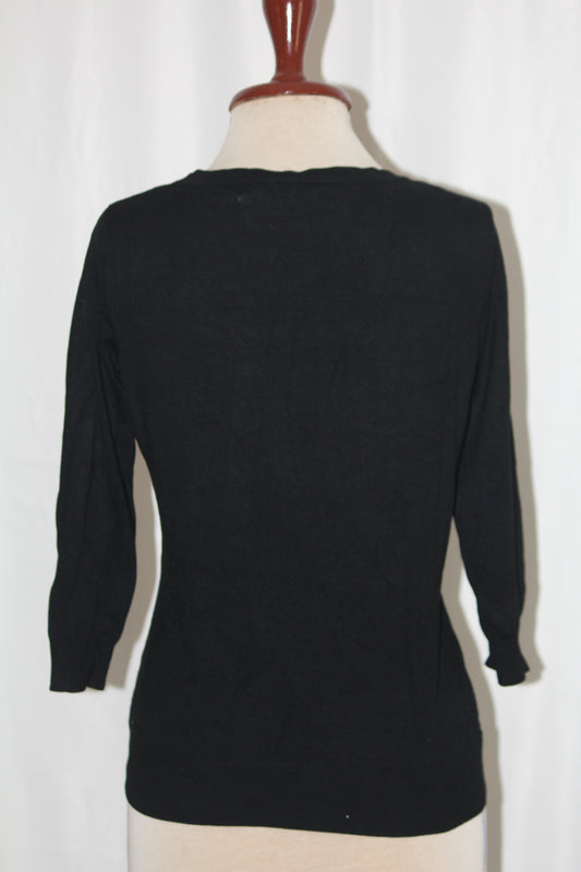 George Black Viscose Sweater – Small Size