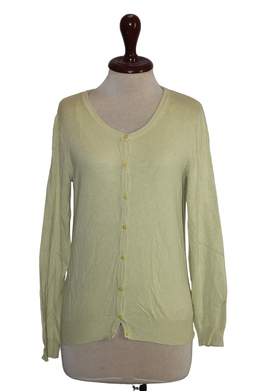 George Yellow Viscose Sweater - Medium