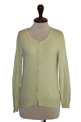 George Yellow Viscose Sweater - Medium