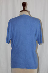 Mackays Blue Half Sleeve Acrylic Sweater – Medium