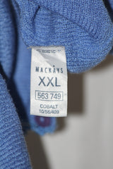 Mackays Blue Half Sleeve Acrylic Sweater – Medium