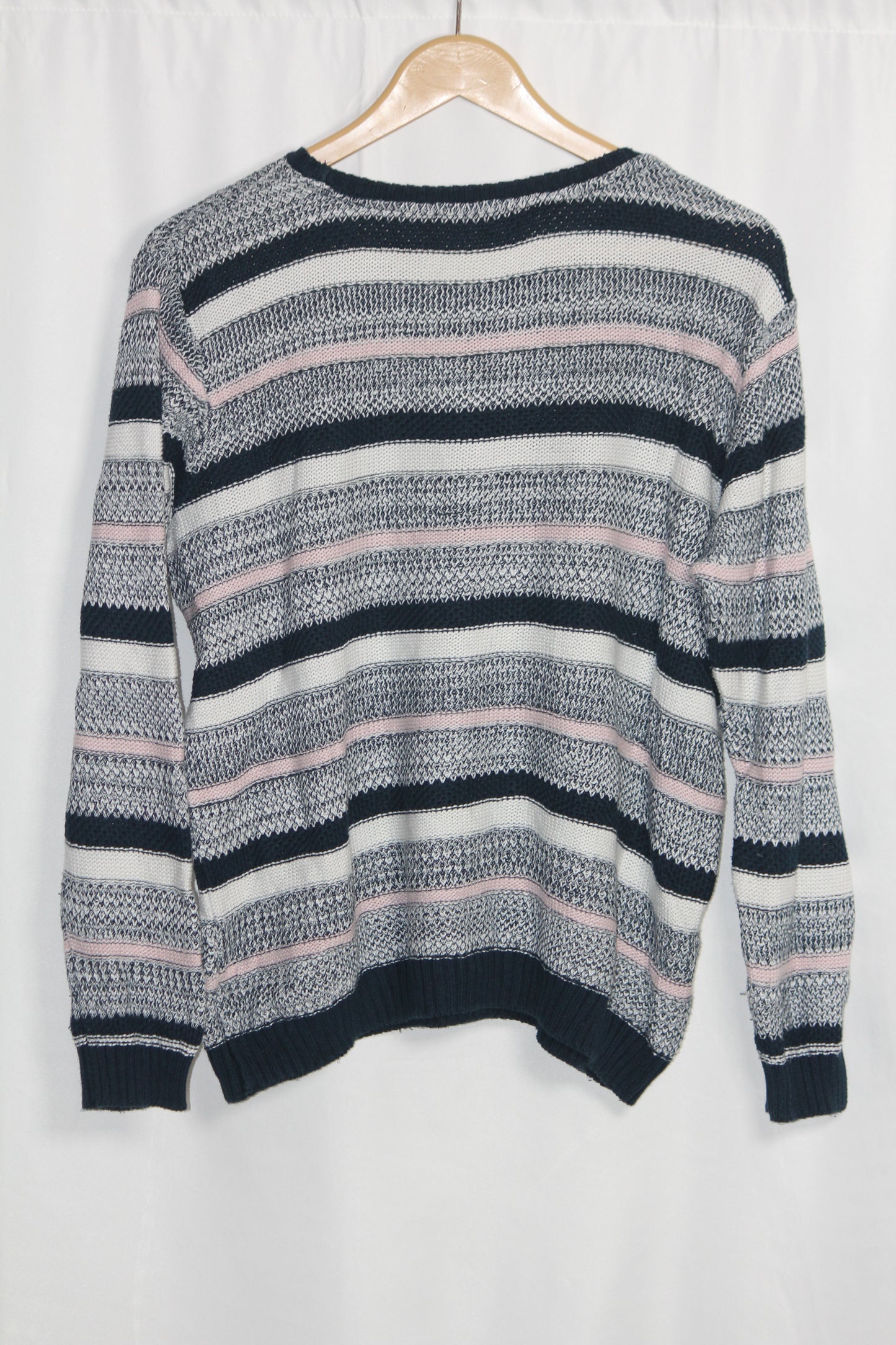White, Blue & Pink Dorothy Perkins Large Sweater