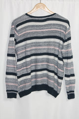 White, Blue & Pink Dorothy Perkins Large Sweater