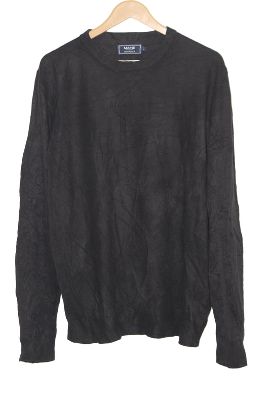 Maine Black Sweatshirt (Large)