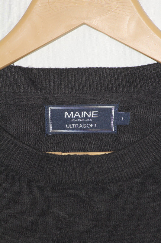 Maine Black Sweatshirt (Large)