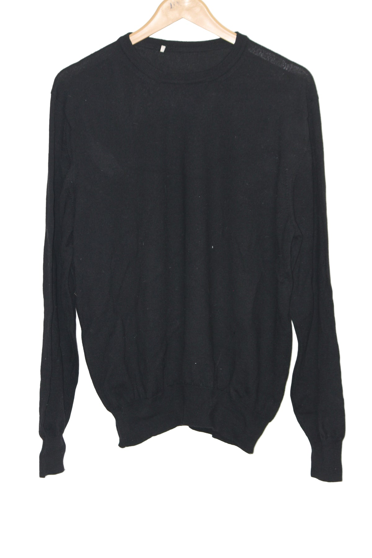 Thriftyfy Classic Black Full-Sleeve  Sweatshirt