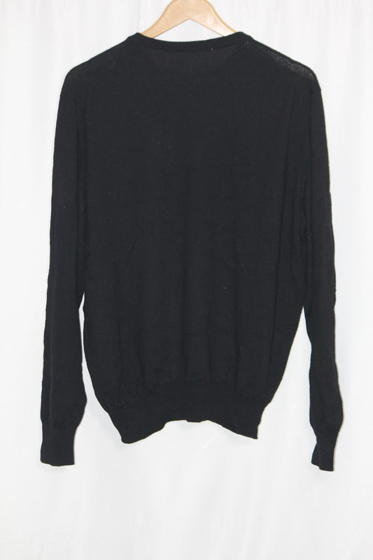 Thriftyfy Classic Black Full-Sleeve  Sweatshirt