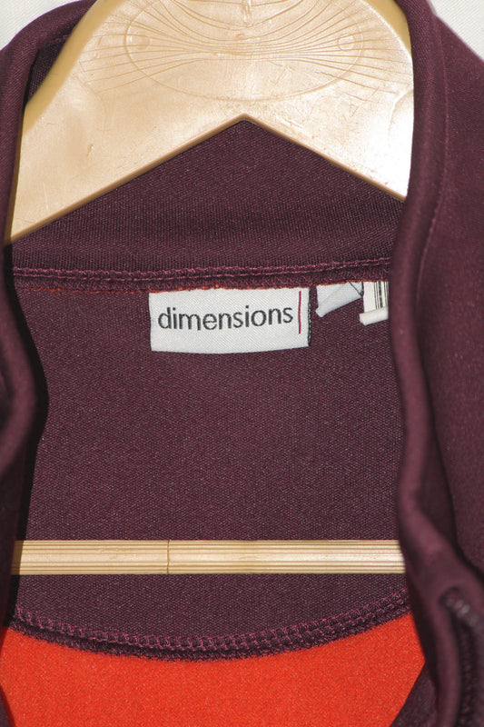 Dimensions Maroon XL Jacket