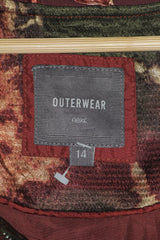 Outerwear Red Zipper Jacket – Large
