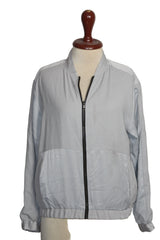 Topshop Gray Zipper Jacket – Medium