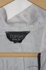 Topshop Gray Zipper Jacket – Medium