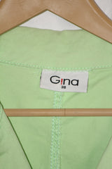 Gina Neon Green Zipper Jacket – Small