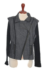 Bonita Black Zipper Jacket – Medium
