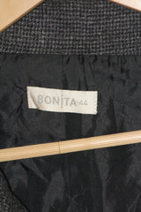 Bonita Black Zipper Jacket – Medium