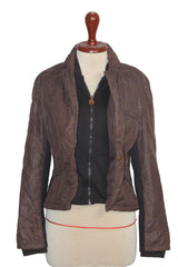 Bikkembergs Brown Modern-Casual Puffer Jacket
