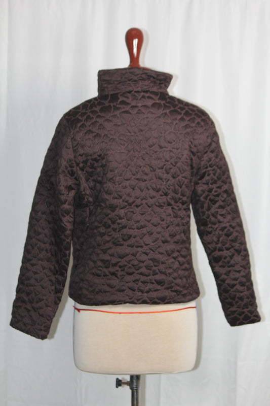 Minuet Brown Zipper Jacket