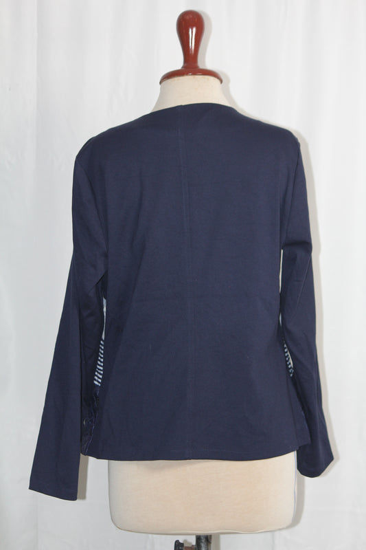 Tomex Blue Zipper Jacket – Medium