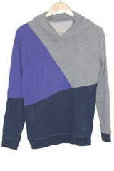 Cool Club Blue, Purple, and Grey Hoodie (Small, Excellent Condition)