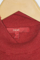 Next Red Fawn High Neck Top (Small, Cotton)