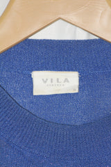 Vila Blue Sweater (Small)