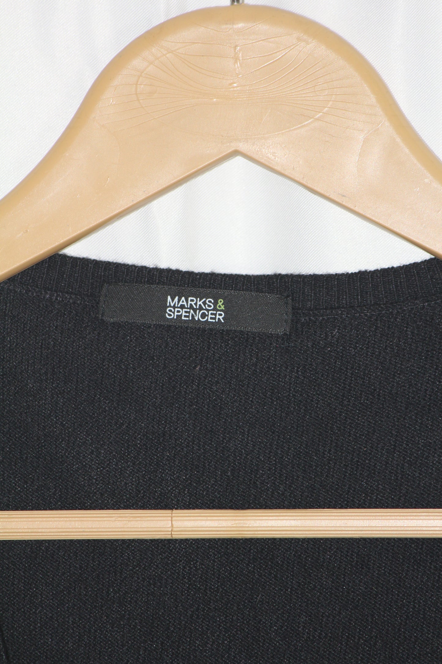 M&S Black Winter Blouse