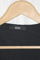 M&S Black Winter Blouse