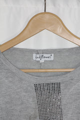 Mud Flower Grey Winter Blouse