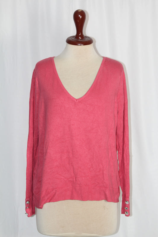 Peacocks Pink Blouse - Large