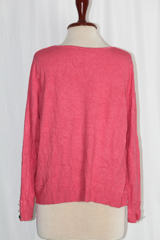 Peacocks Pink Blouse - Large