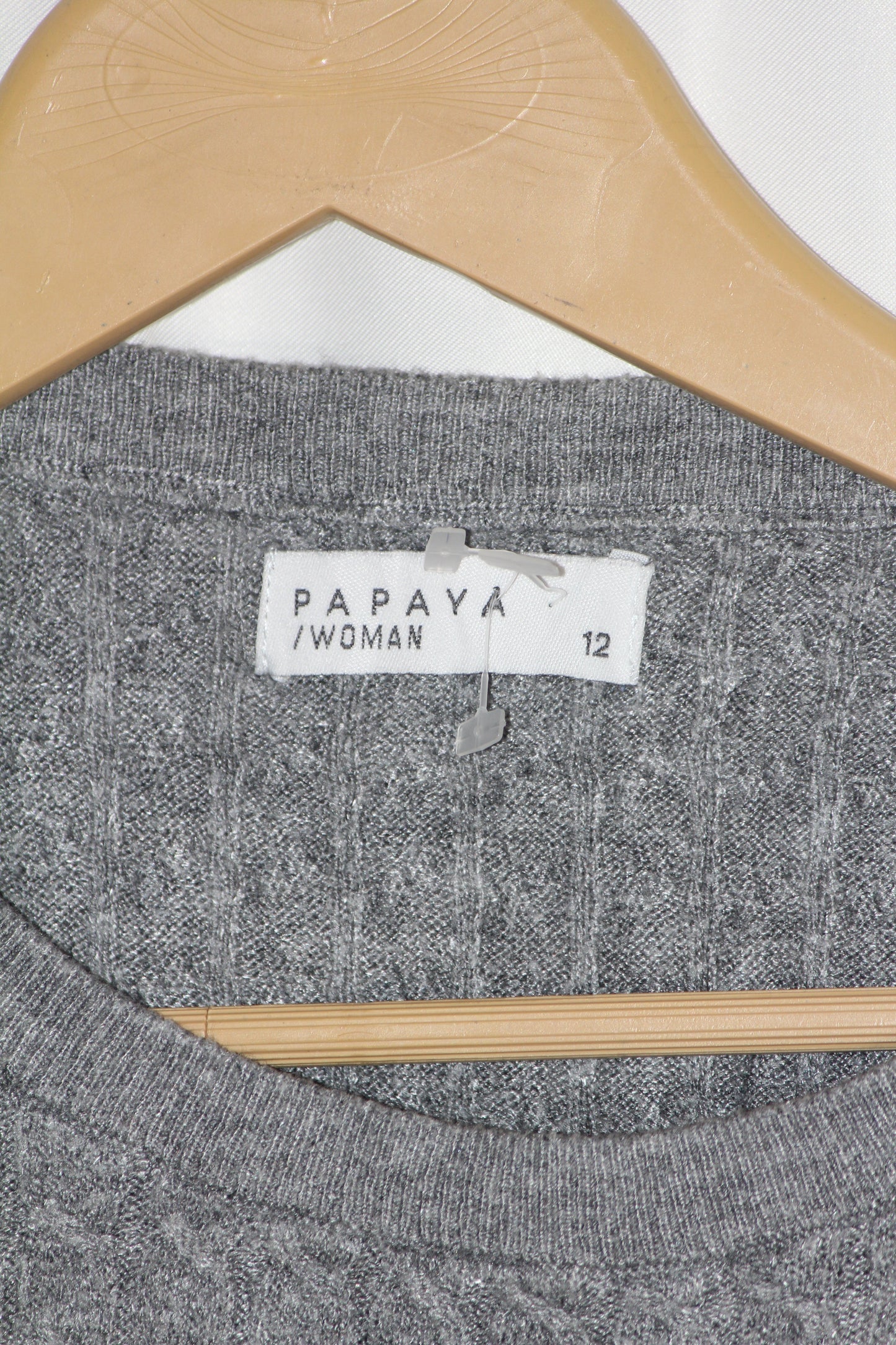 Papaya Grey Sweater