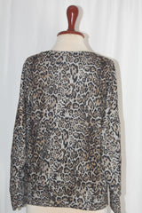 Dorothy Perkins Cheetah Print Sweatshirt - Medium