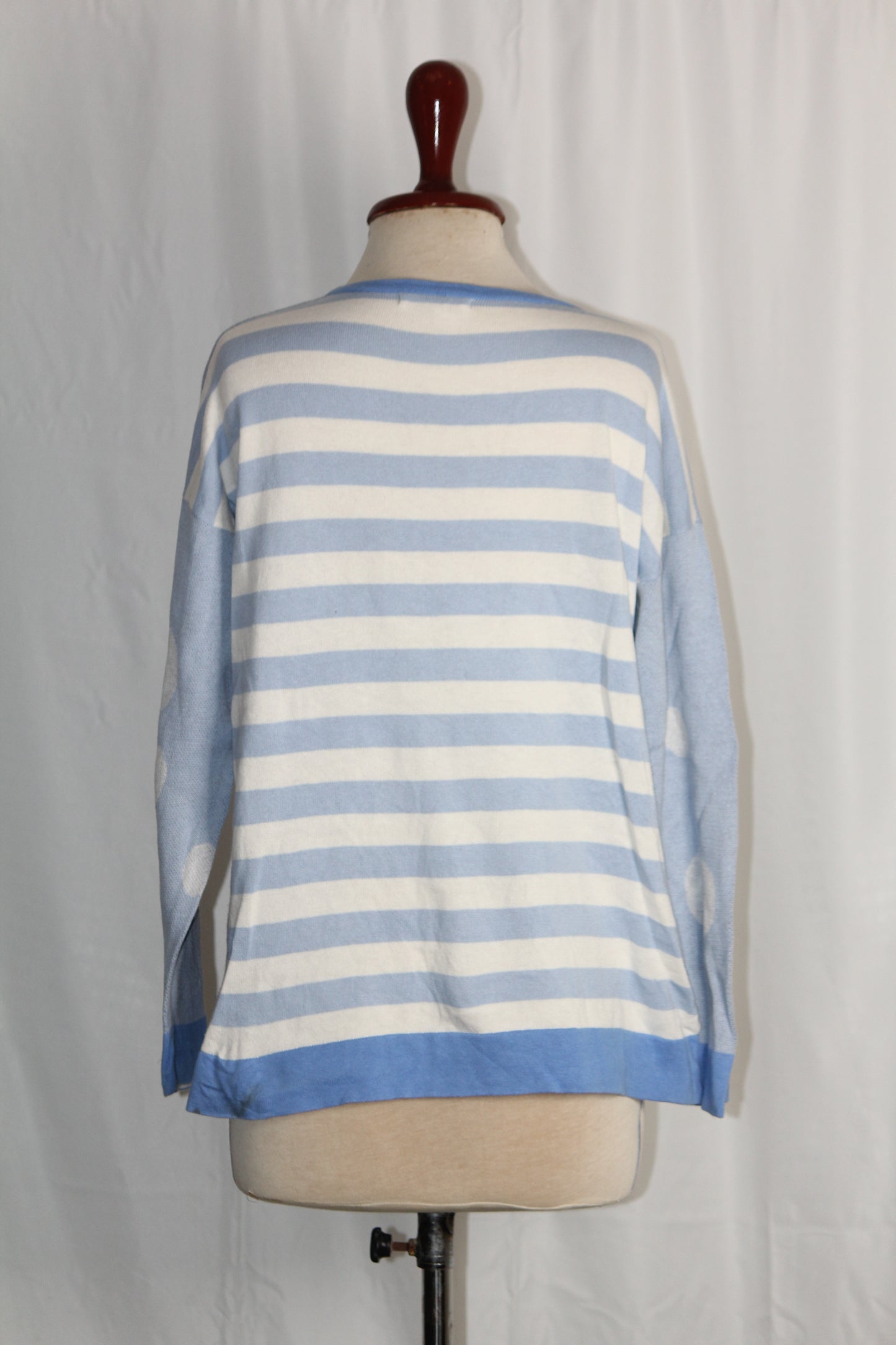 White Stuff Large Blue Sweater