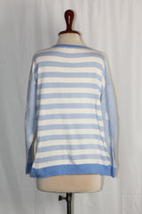 White Stuff Large Blue Sweater