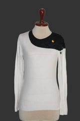 Savida White Sweater - Small