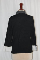 Next with Love Black Sweater